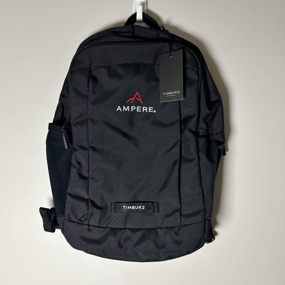 NWT Timbuk2 Parkside Eco Backpack Unisex OS Black Ampere Embroidered Laptop Bag